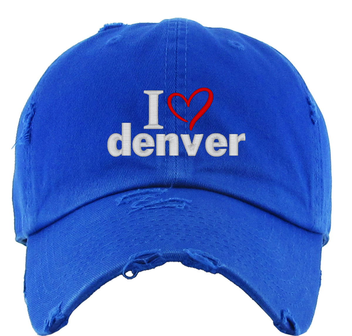 I Love Denver Vintage Baseball Cap