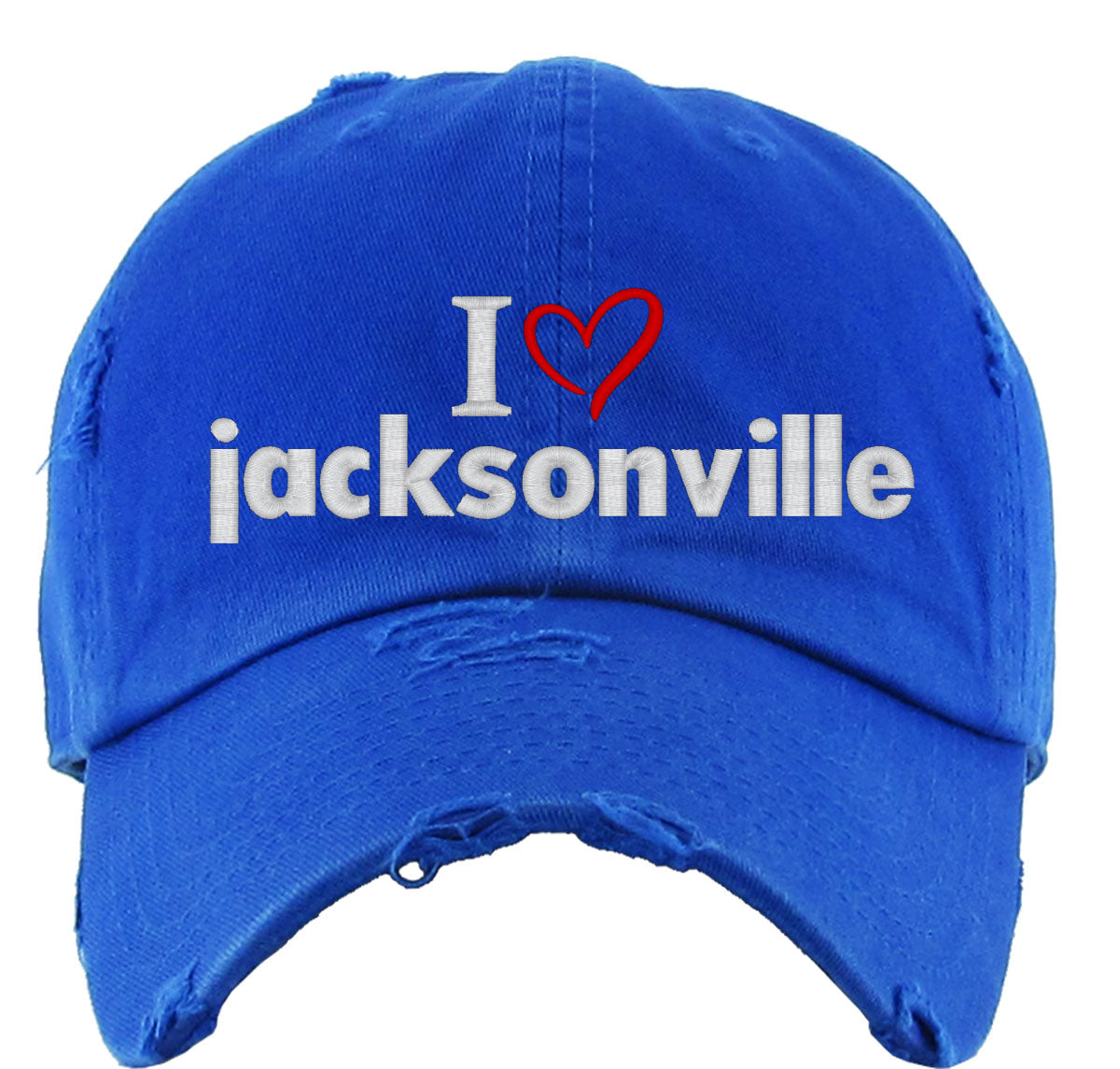 I Love Jacksonville Vintage Baseball Cap