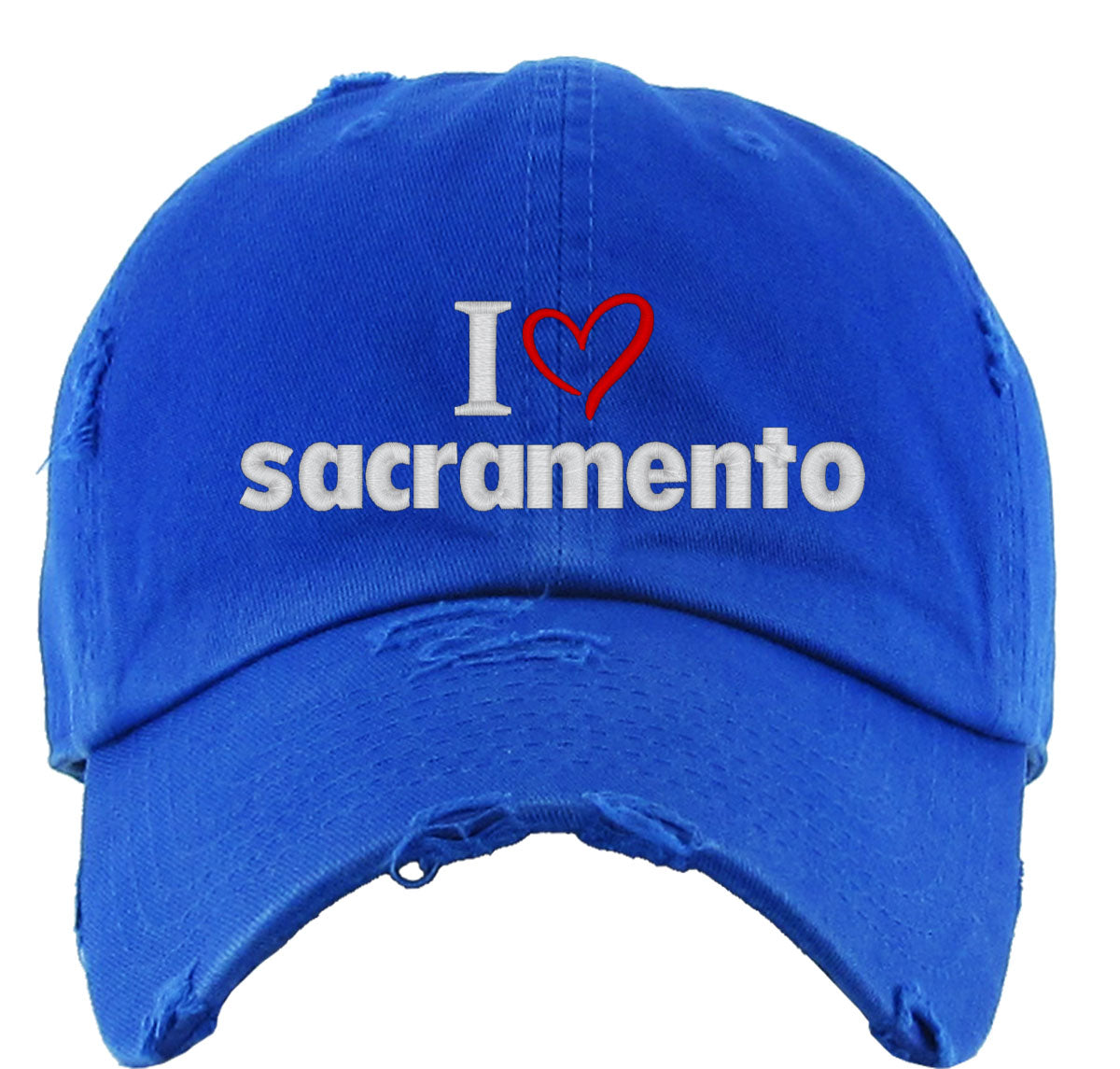 I Love Sacramento Vintage Baseball Cap