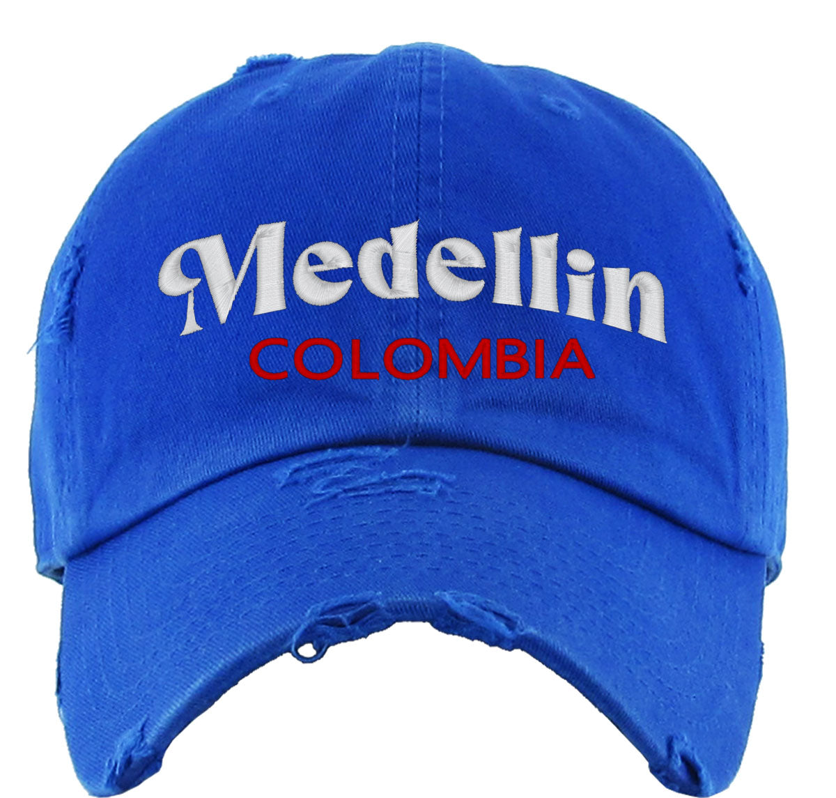 Medellin Colombia Vintage Baseball Cap