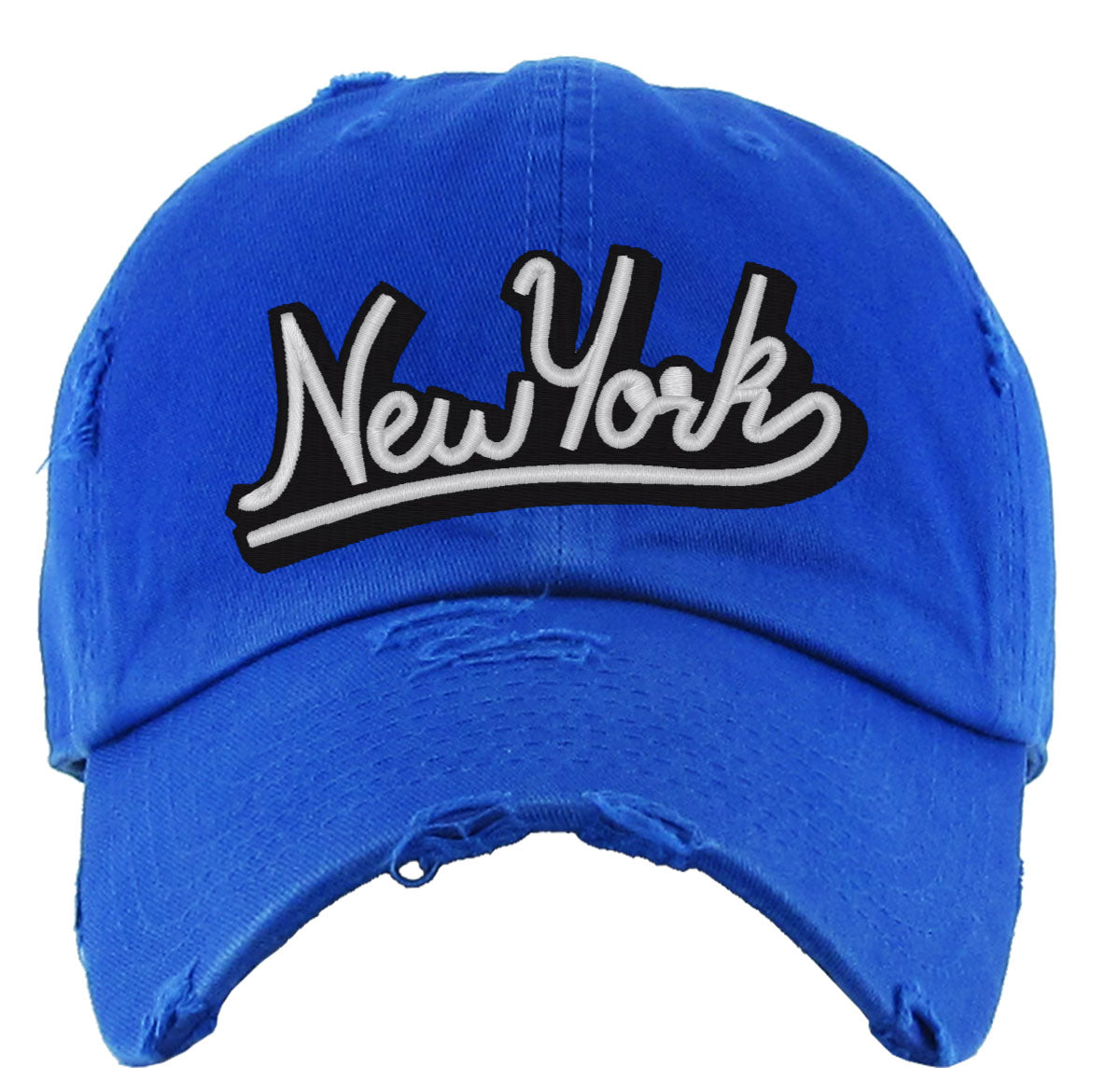 New York Typography Vintage Baseball Cap
