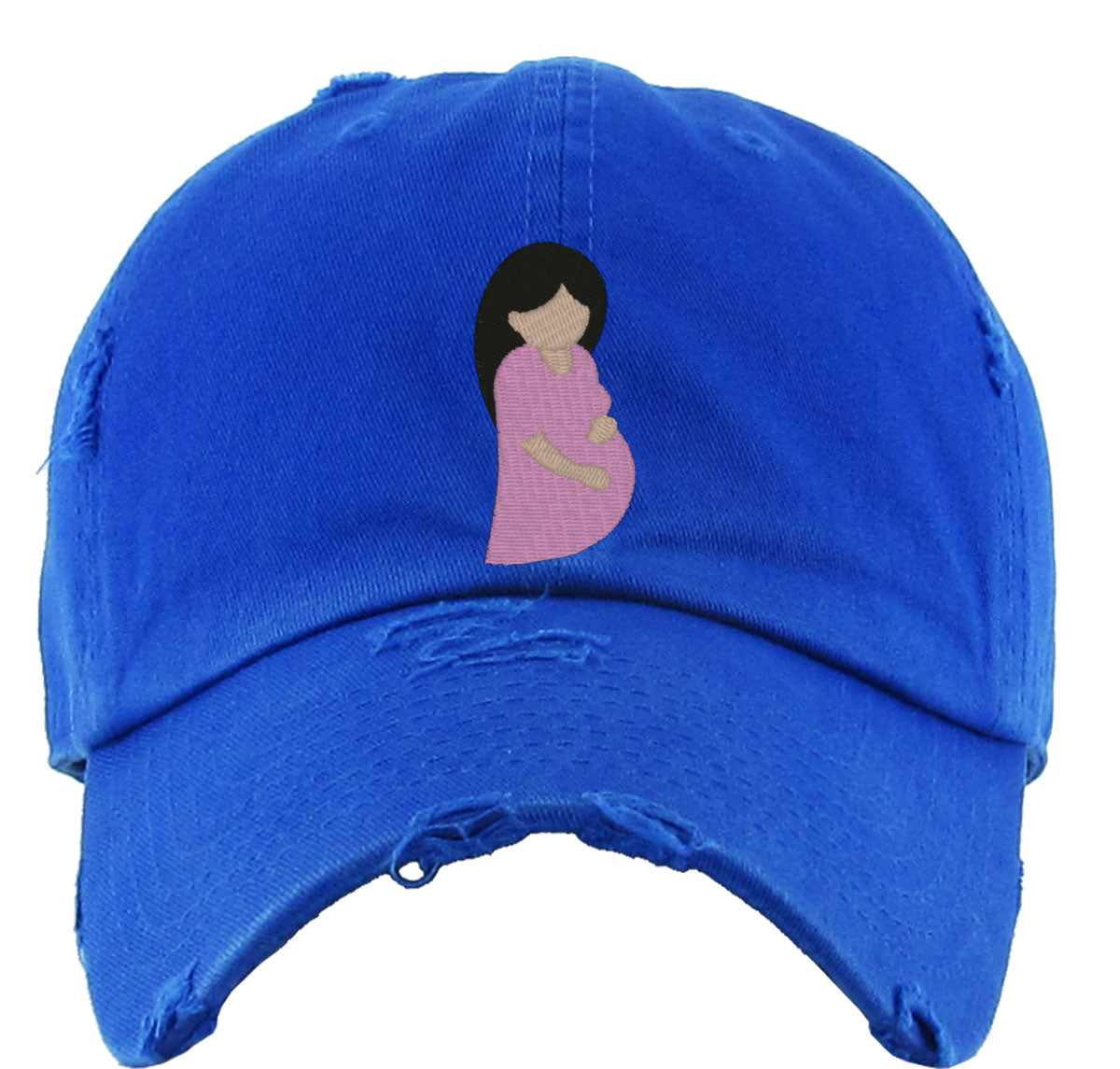 Pregnant Woman Mother's Day Vintage Baseball Cap