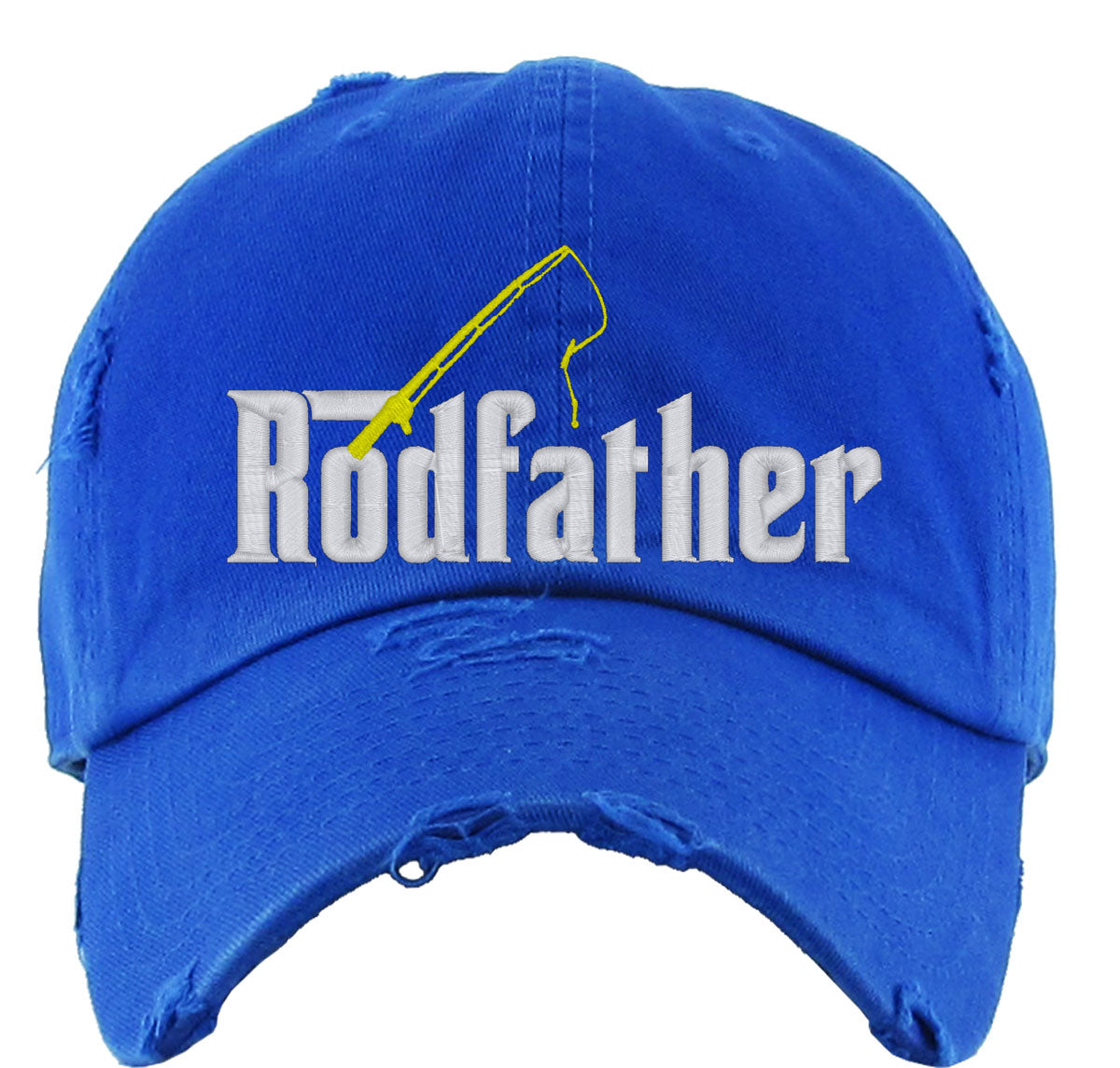 Rodfather Fishing Father's Day Vintage Baseball Cap