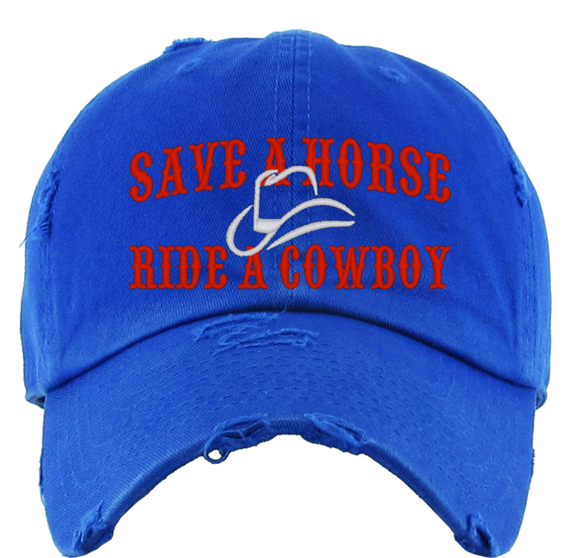 Save A Horse Ride A Cowboy Vintage Baseball Cap