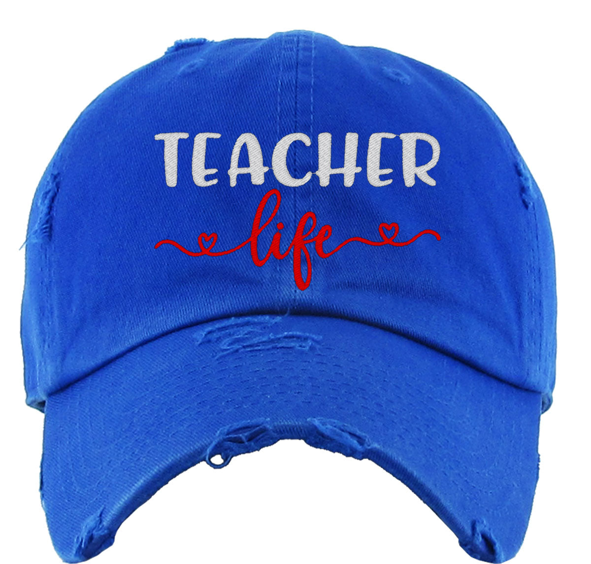 Teacher Life Vintage Baseball Cap