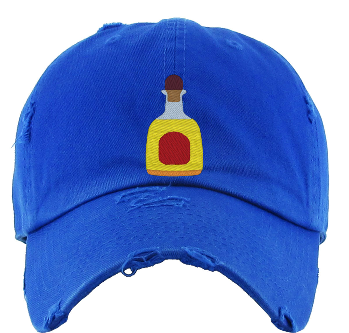 Mexico Symbols Tequila Bottle Vintage Baseball Cap