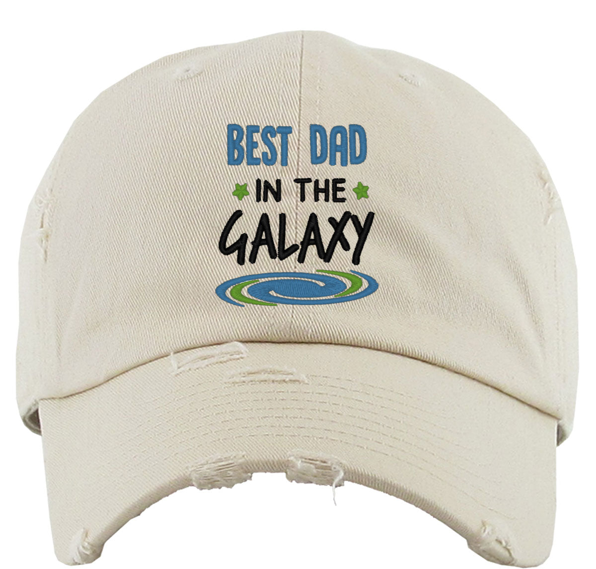 Best Dad In The Galaxy Father's Day Vintage Baseball Cap