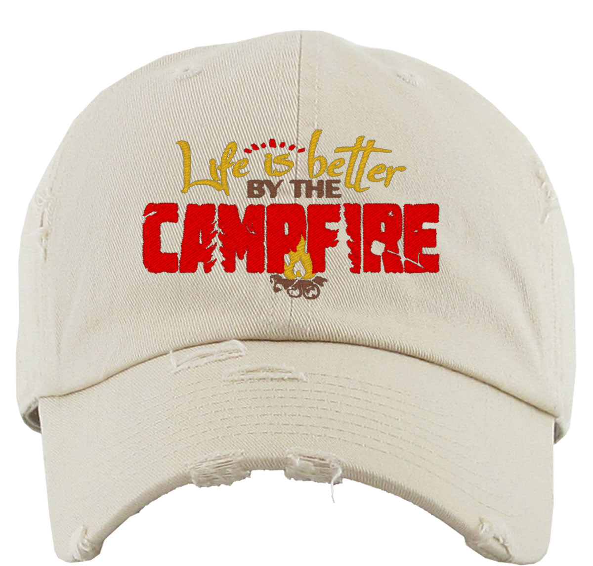 Life Is Better By The Campfire Vintage Baseball Cap