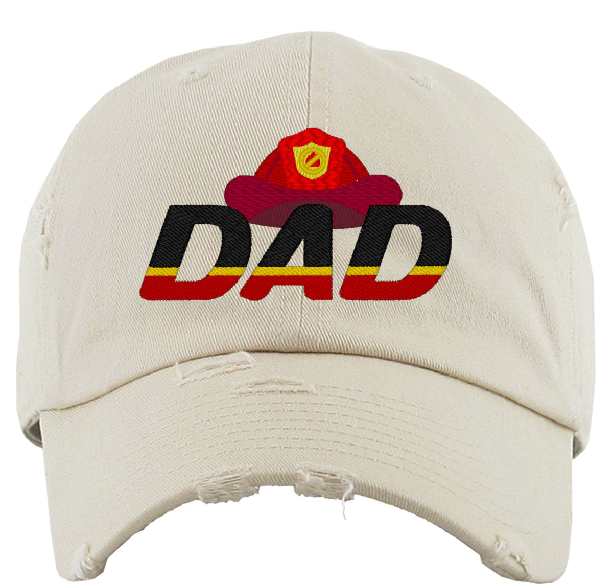 Firefighter Fireman Dad Father's Day Vintage Baseball Cap
