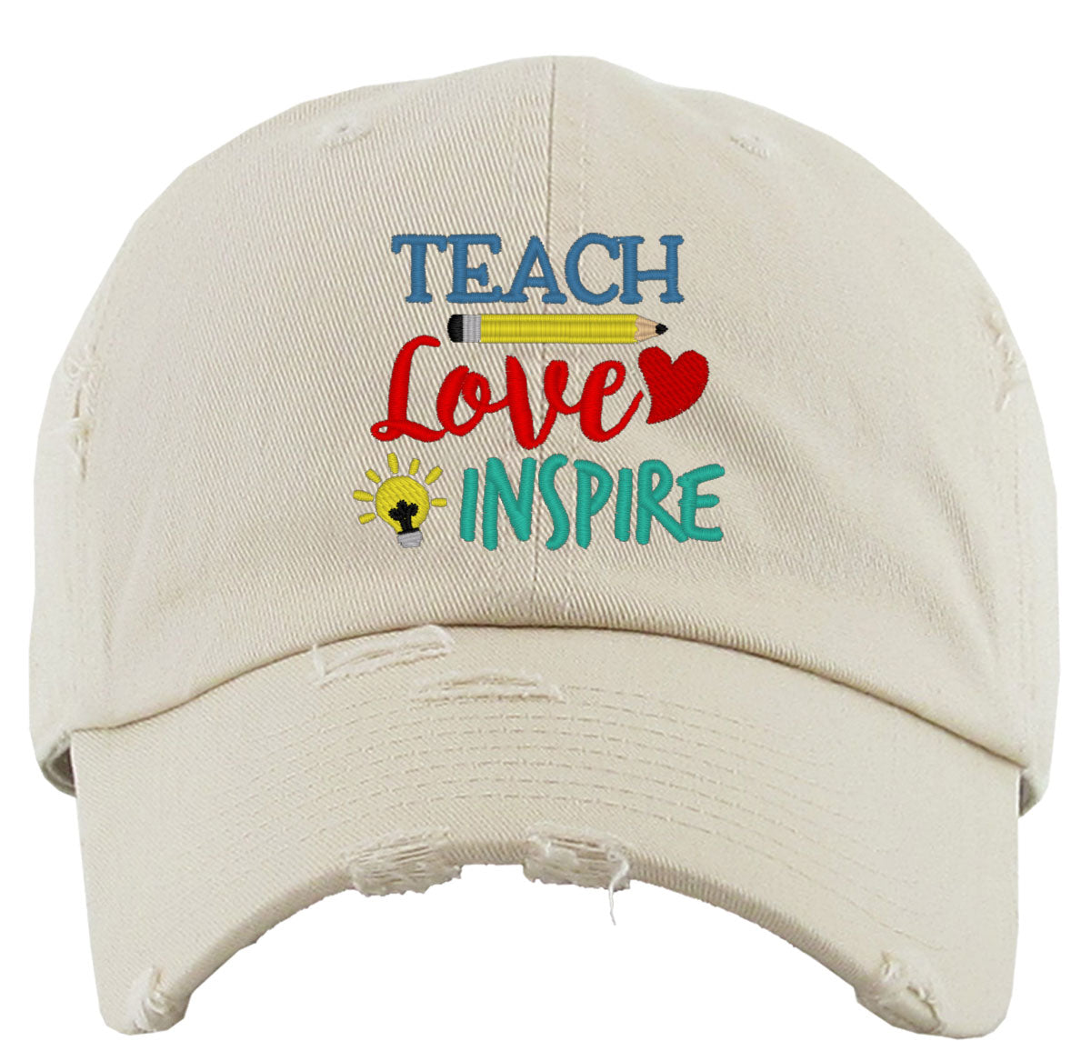 Teach Love Inspire Vintage Baseball Cap