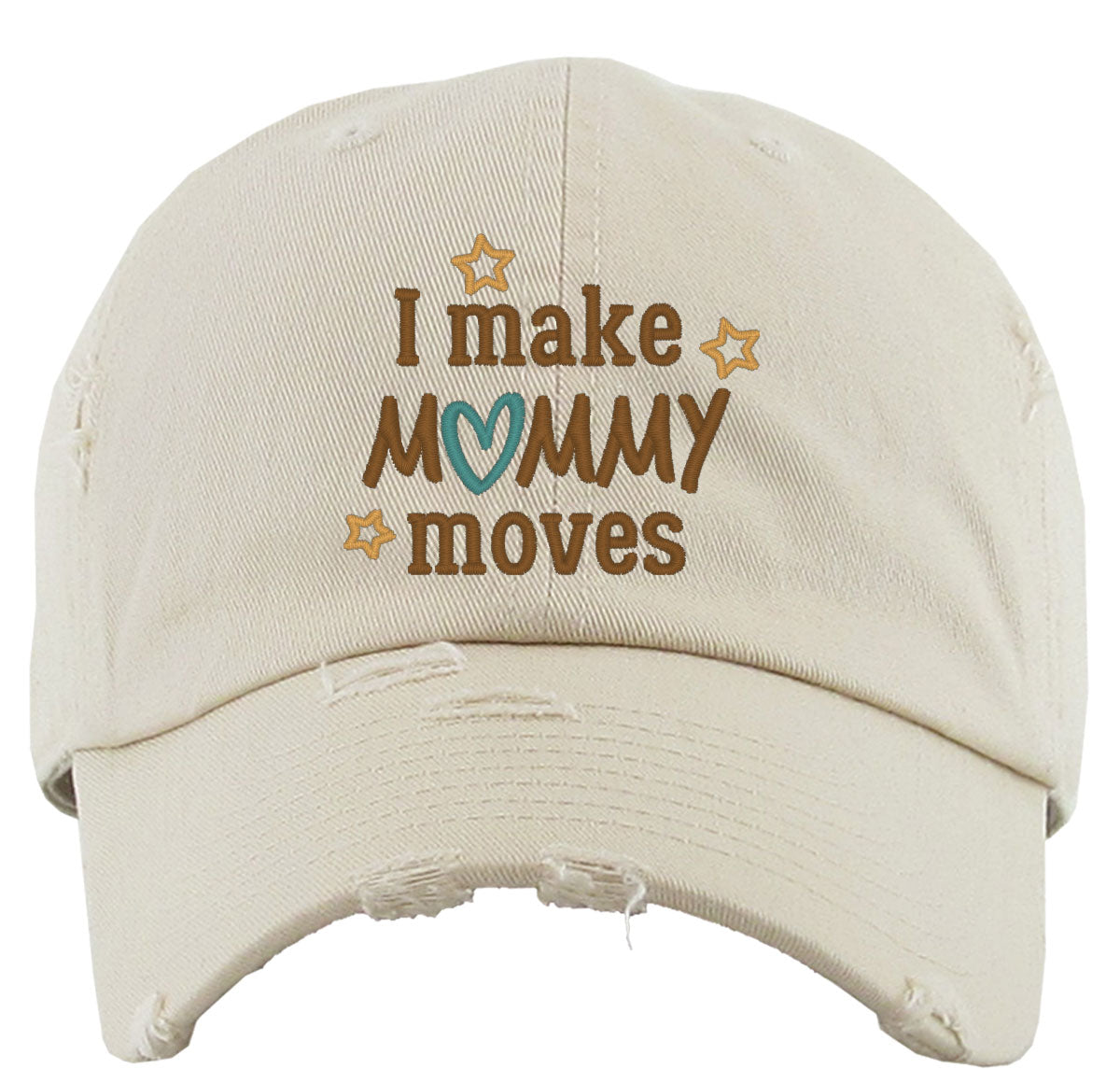 I Make Mommy Moves Mother's Day Vintage Baseball Cap