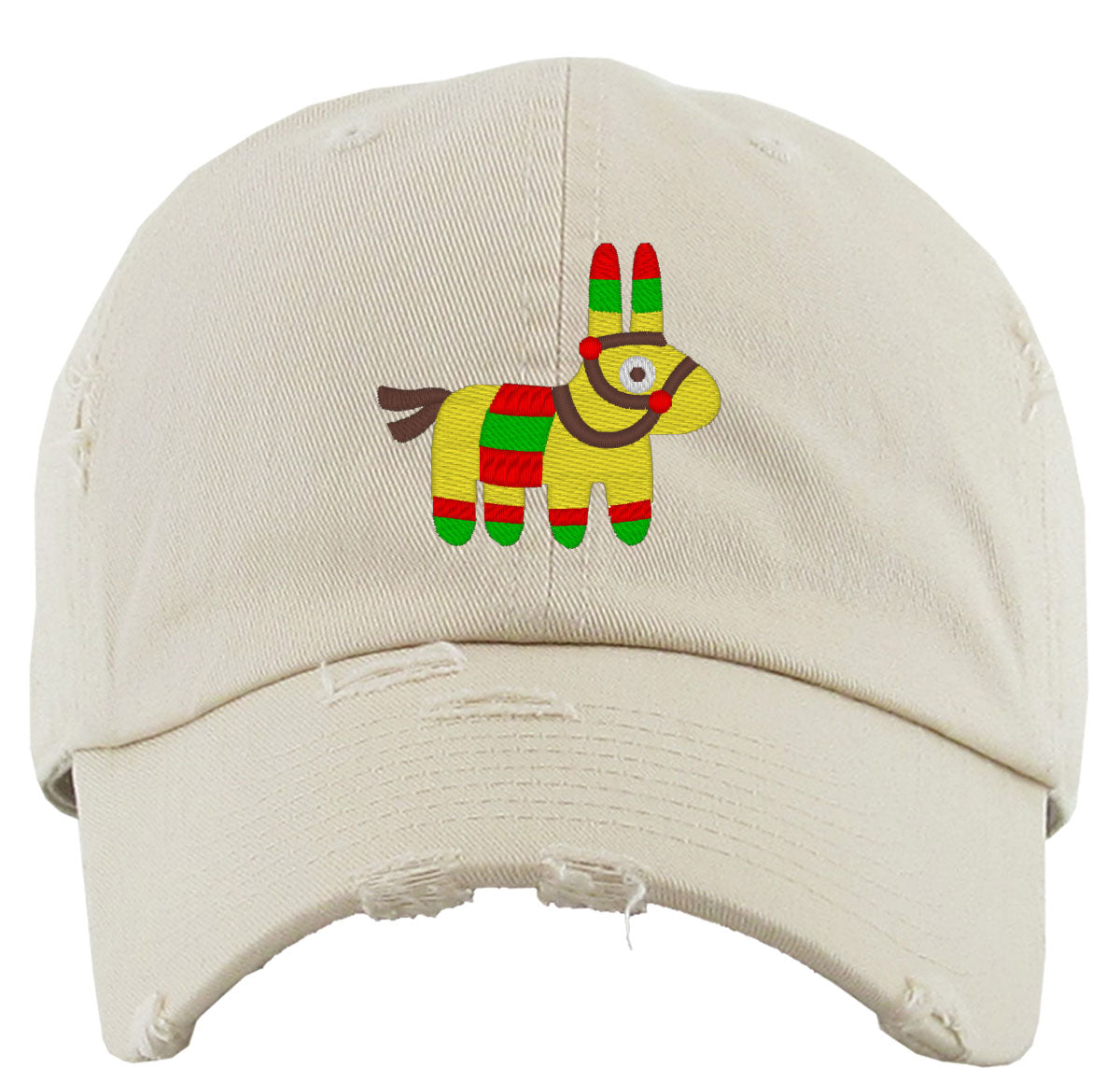 Mexico Symbols Pinata Vintage Baseball Cap