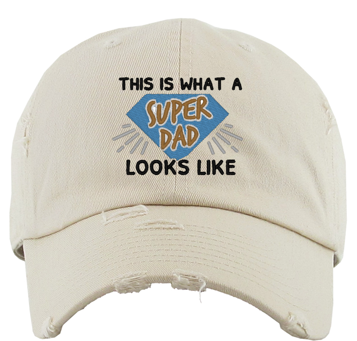 This Is What A Super Dad Looks Like Father's Day Vintage Baseball Cap