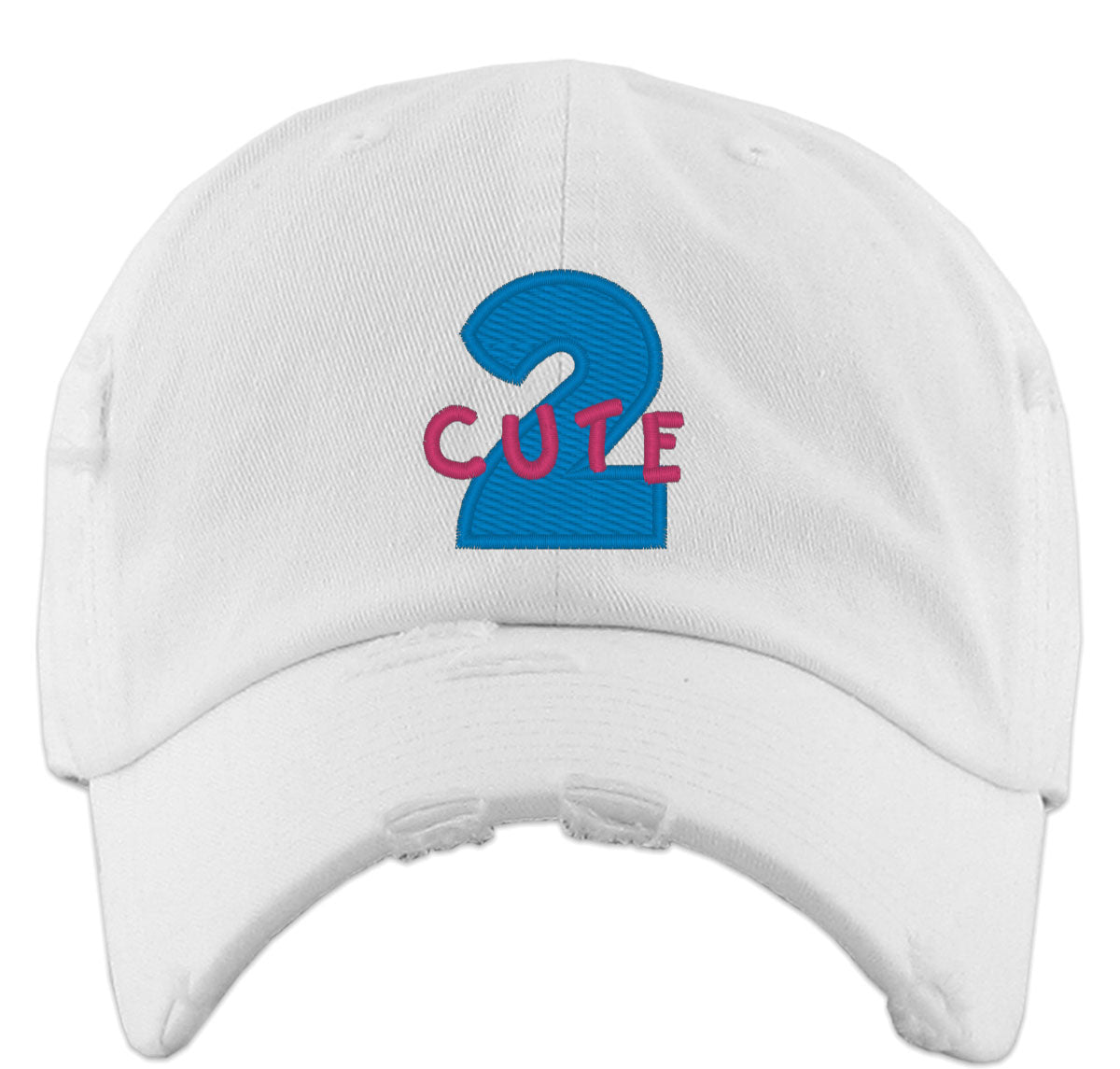 2 Cute Too Cute Vintage Baseball Cap