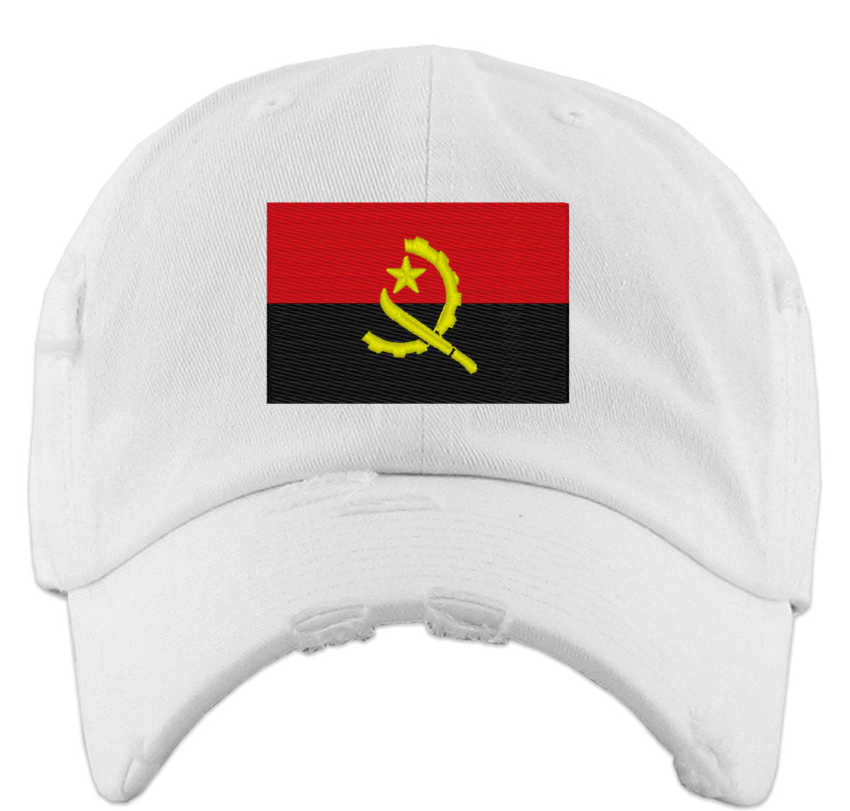 Angola Flag Vintage Baseball Cap