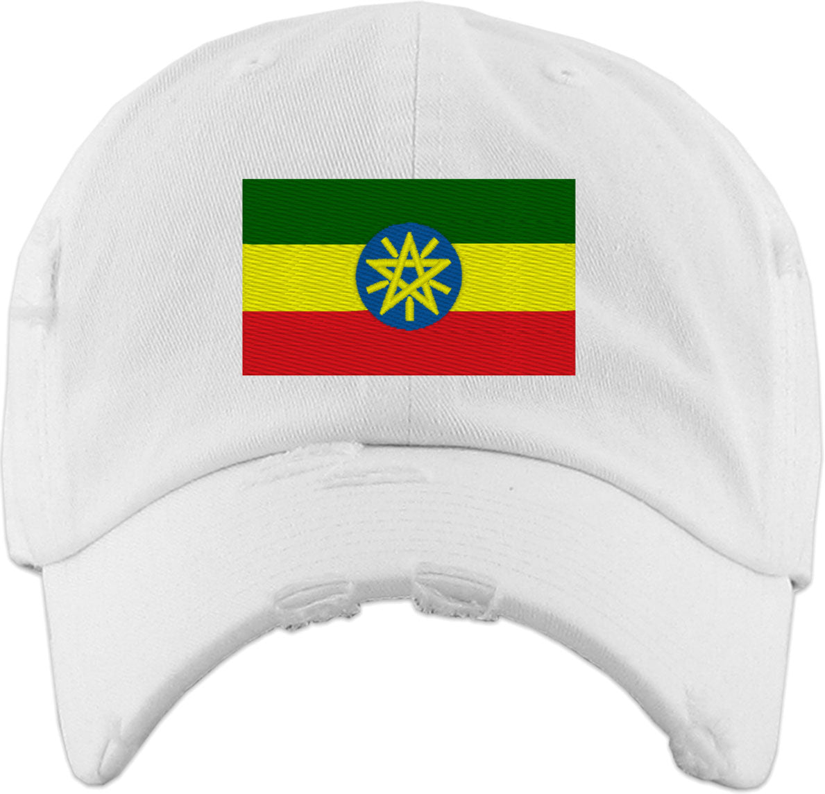 Ethiopia Flag Vintage Baseball Cap