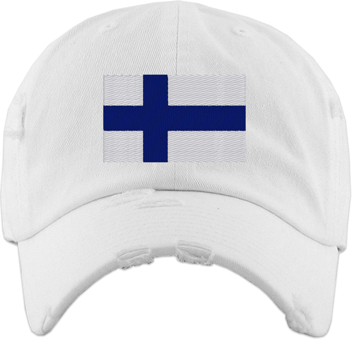 Finland Flag Vintage Baseball Cap