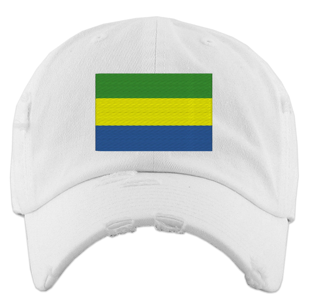 Gabon Flag Vintage Baseball Cap