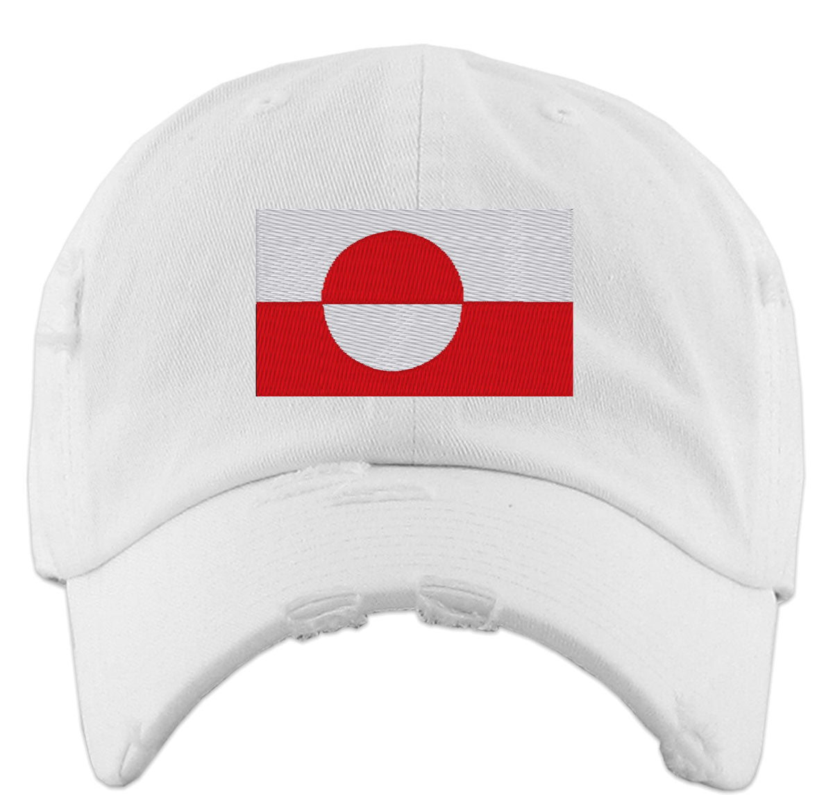 Greenland Flag Vintage Baseball Cap