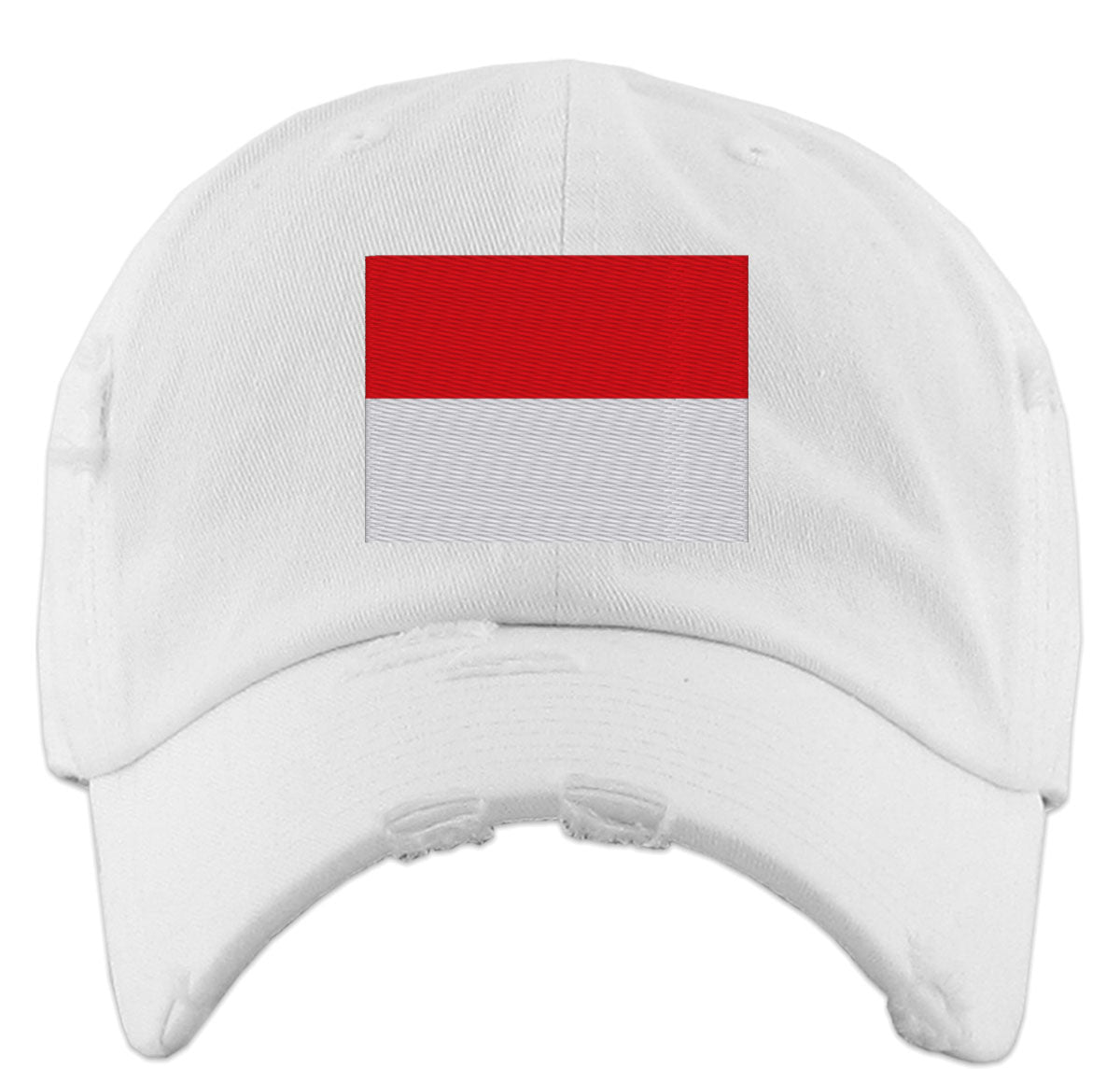 Indonesia Flag Vintage Baseball Cap