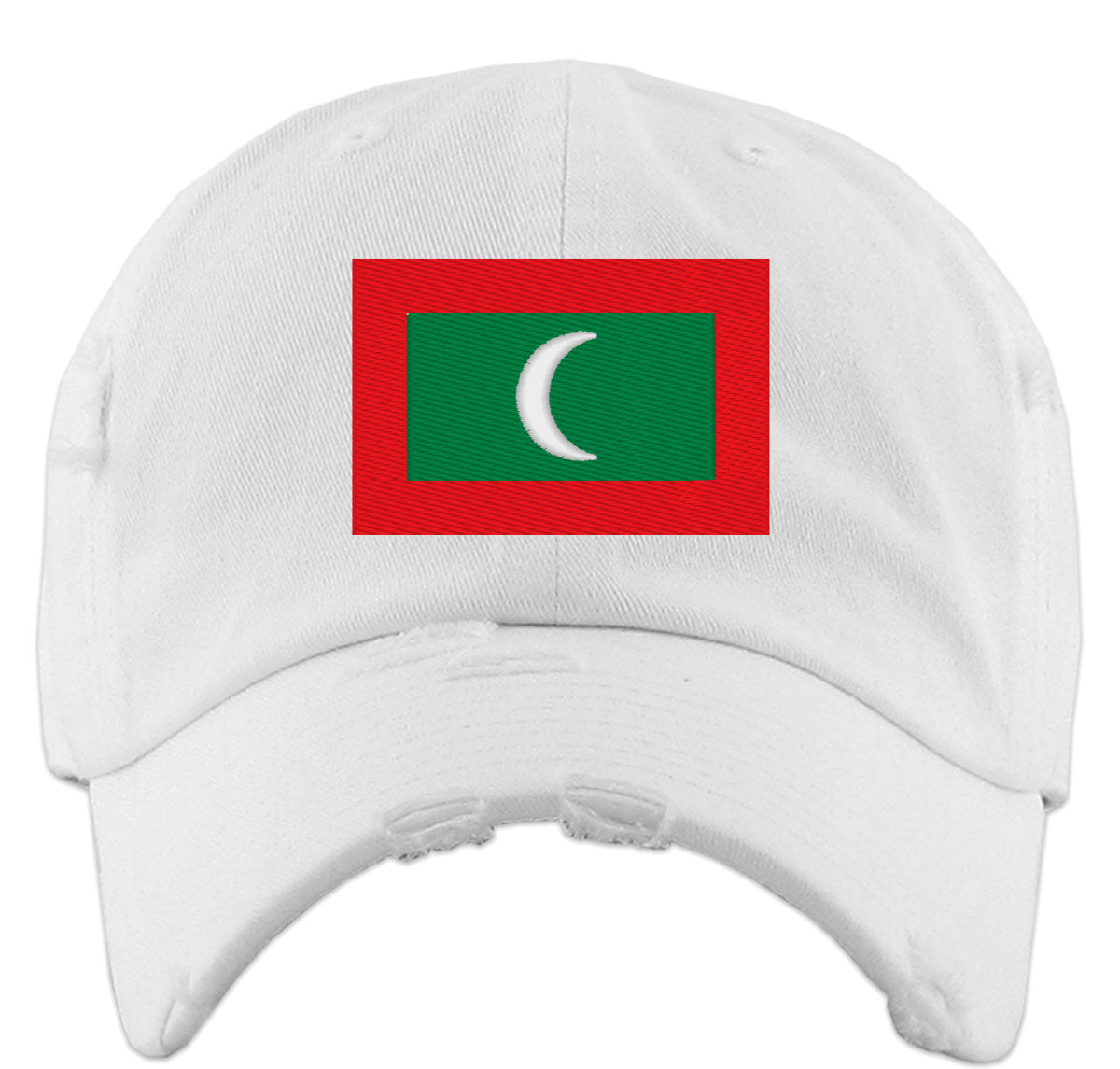 Maldives Flag Vintage Baseball Cap