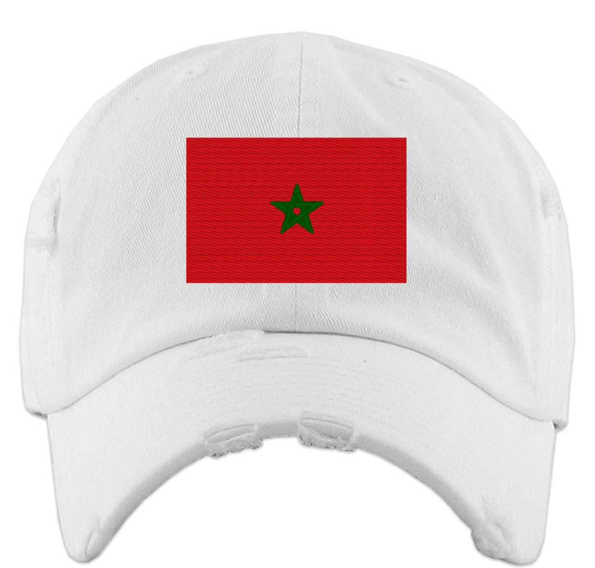 Morocco Flag Vintage Baseball Cap