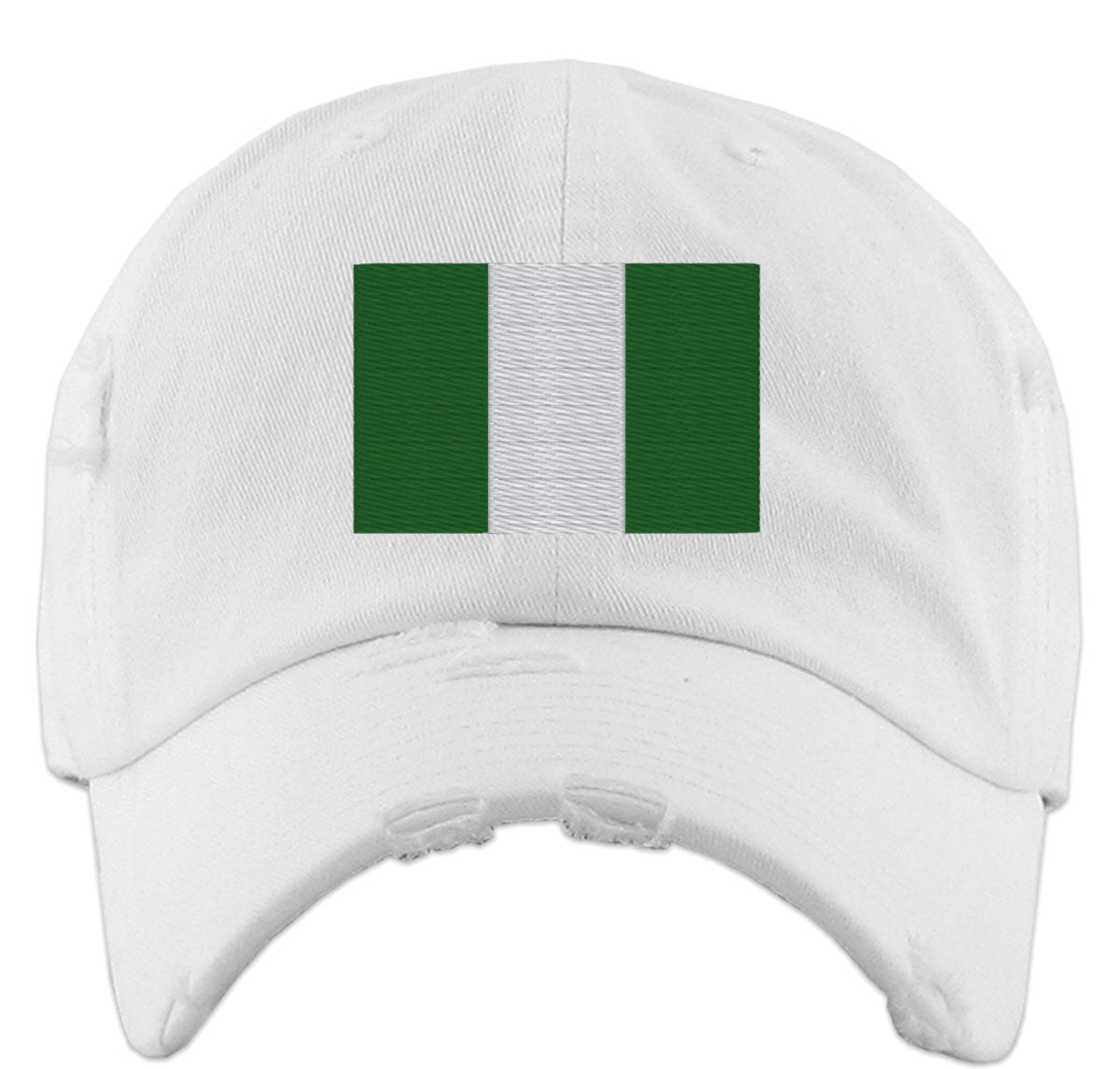 Nigeria Flag Vintage Baseball Cap