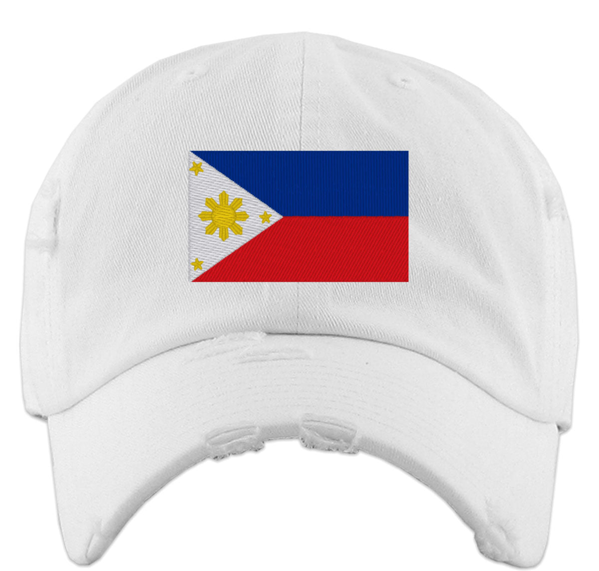 Philippines Flag Vintage Baseball Cap