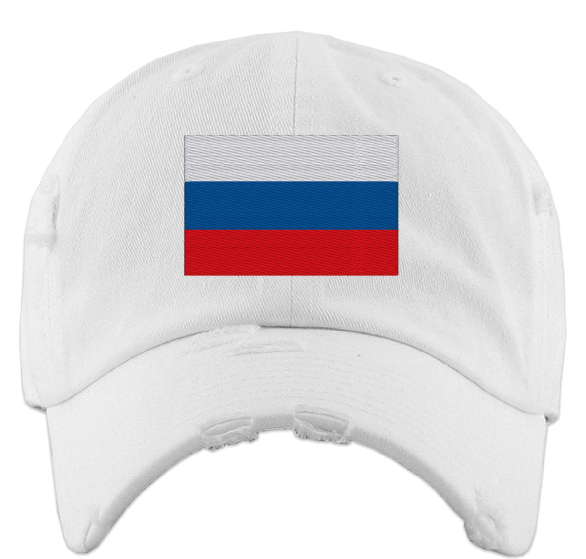 Russia Flag Vintage Baseball Cap