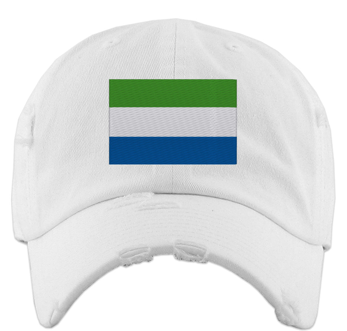Sierra Leone Flag Vintage Baseball Cap