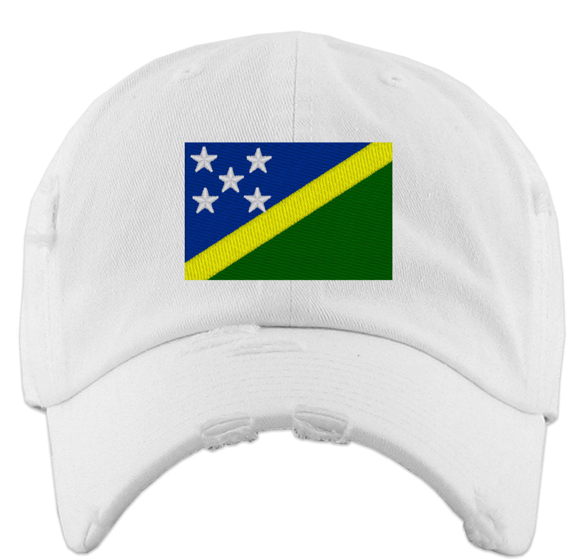 Solomon Islands Flag Vintage Baseball Cap