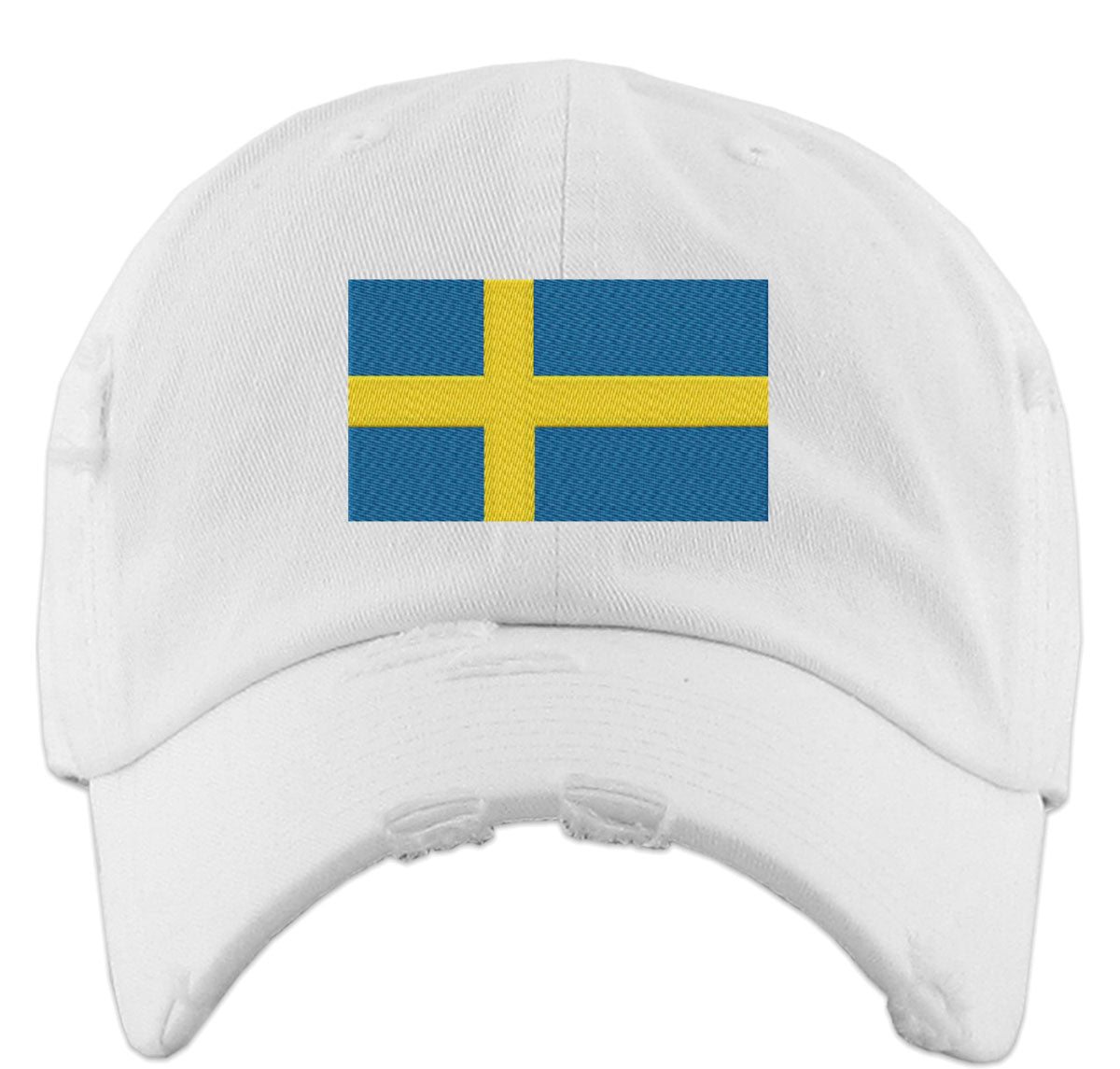 Sweden Flag Vintage Baseball Cap