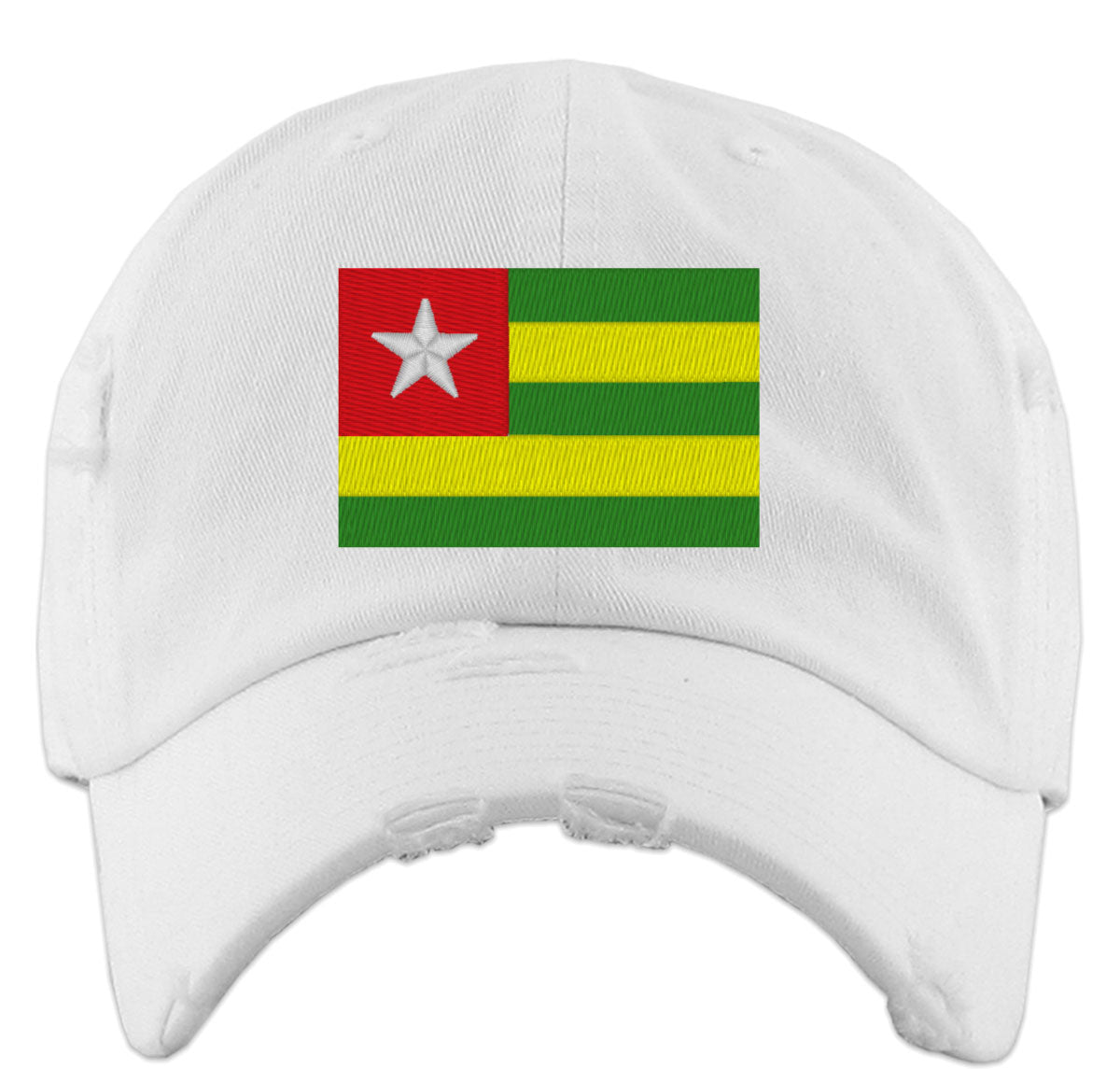 Togo Flag Vintage Baseball Cap