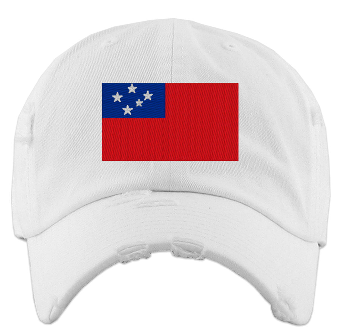 Western Samoa Flag Vintage Baseball Cap