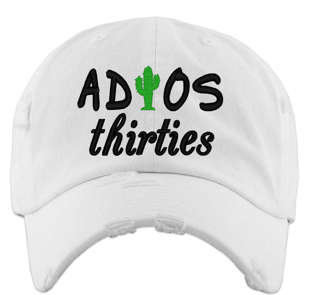 Adios Thirties 40th Birthday Vintage Baseball Cap