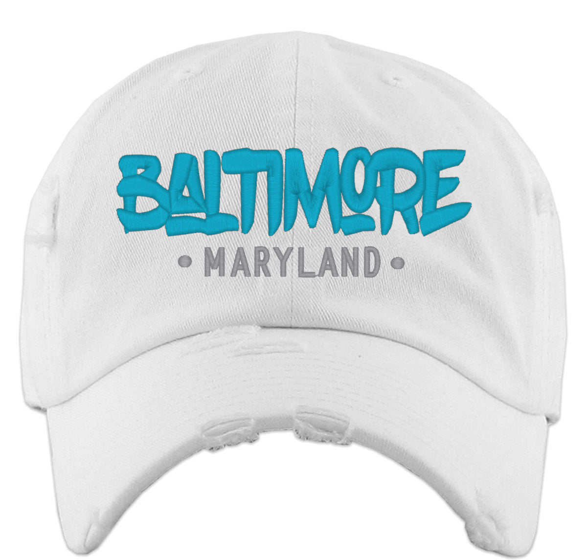 Baltimore Typography Vintage Baseball Cap