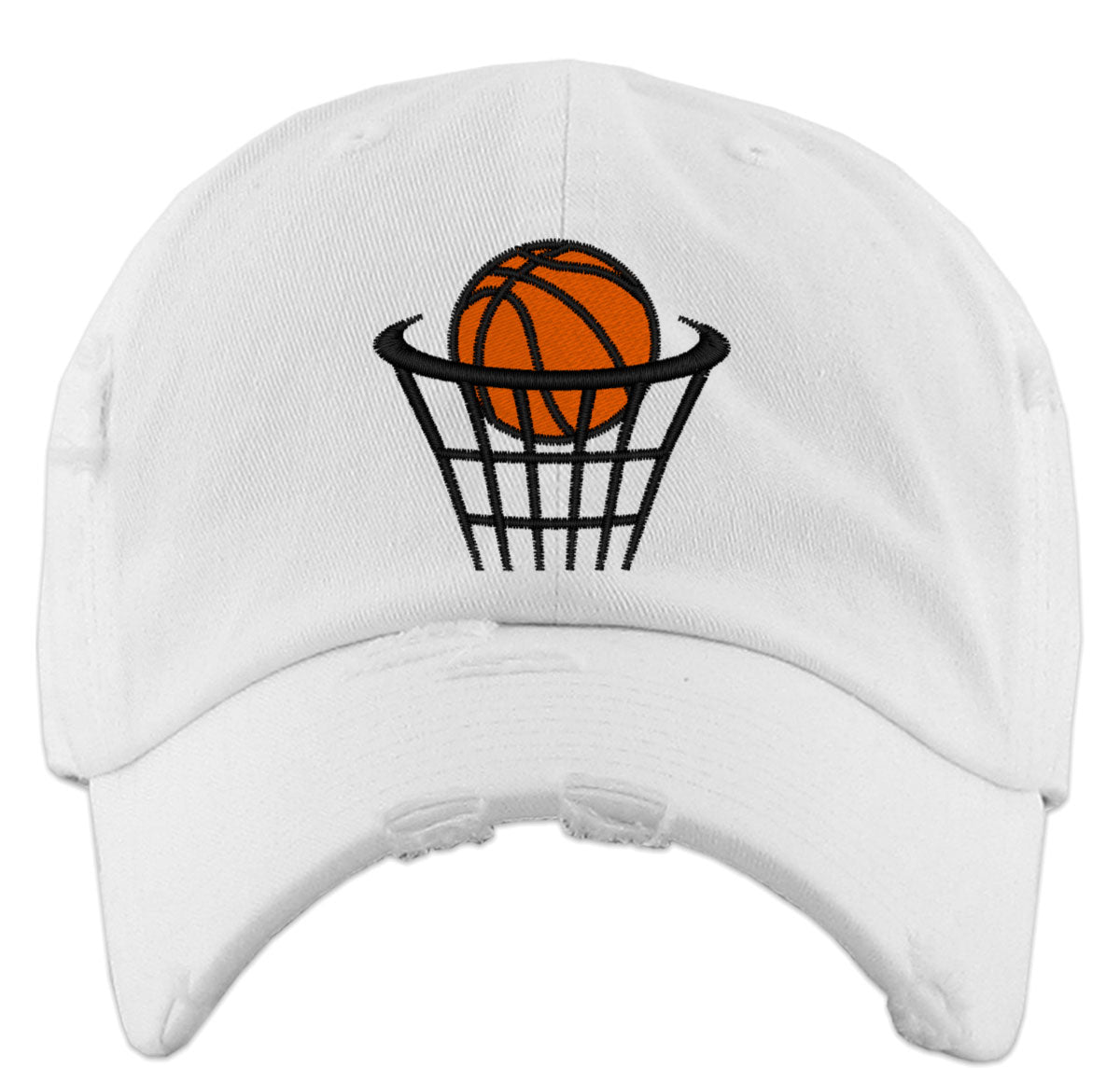 Basketball Hoop Vintage Baseball Cap