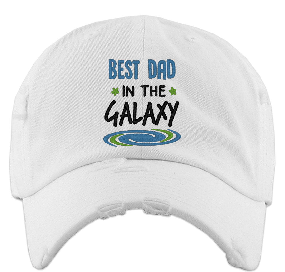 Best Dad In The Galaxy Father's Day Vintage Baseball Cap