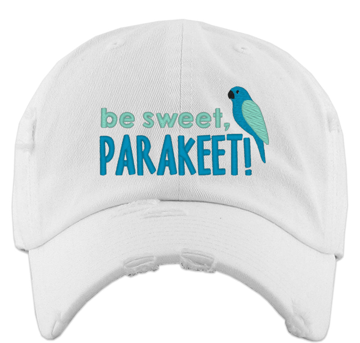 Be Sweet Parakeet Vintage Baseball Cap