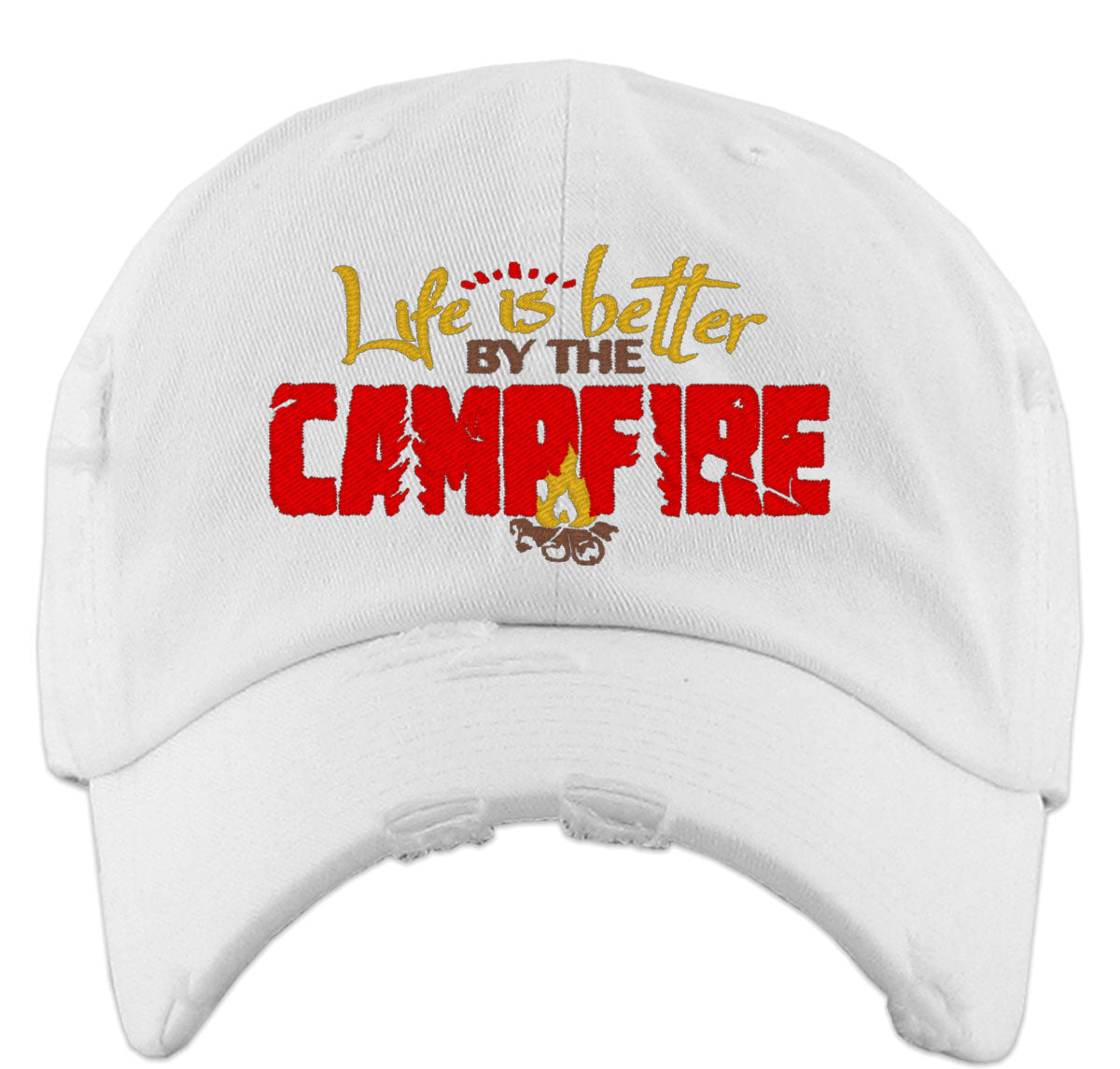 Life Is Better By The Campfire Vintage Baseball Cap