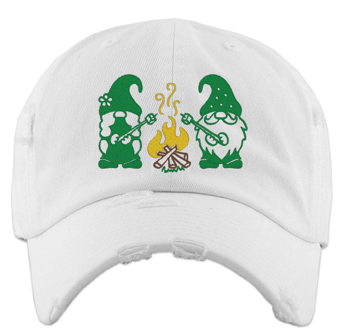 Camp Gnomes Vintage Baseball Cap