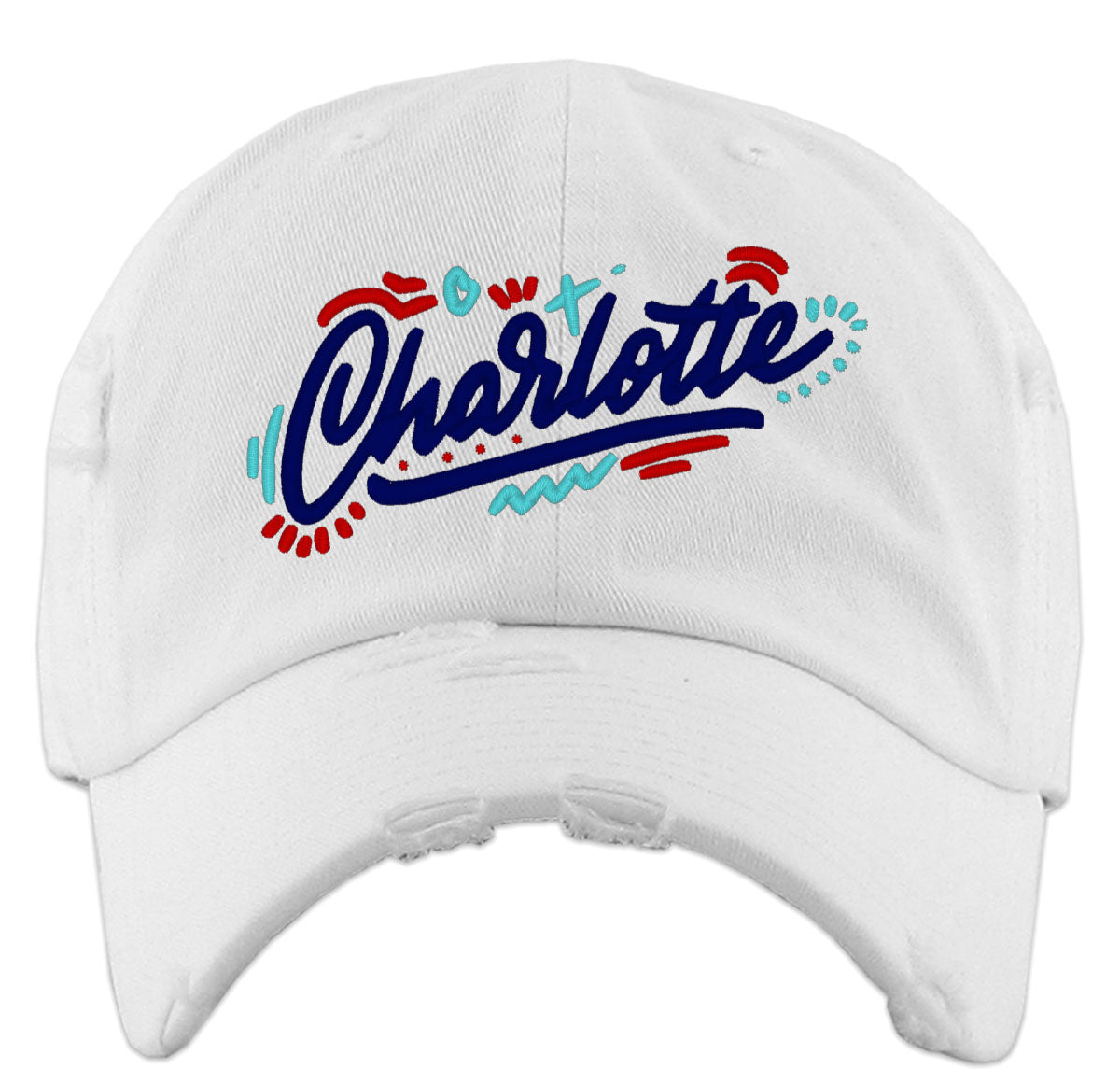 Charlotte North Carolina Vintage Baseball Cap