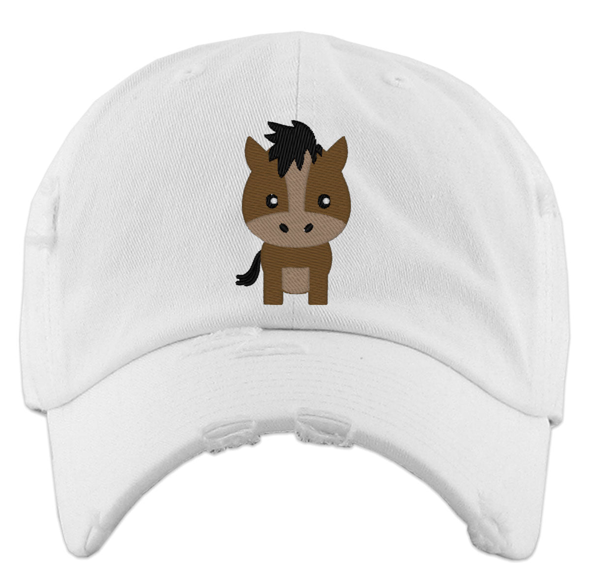 Cute Horse Vintage Baseball Cap
