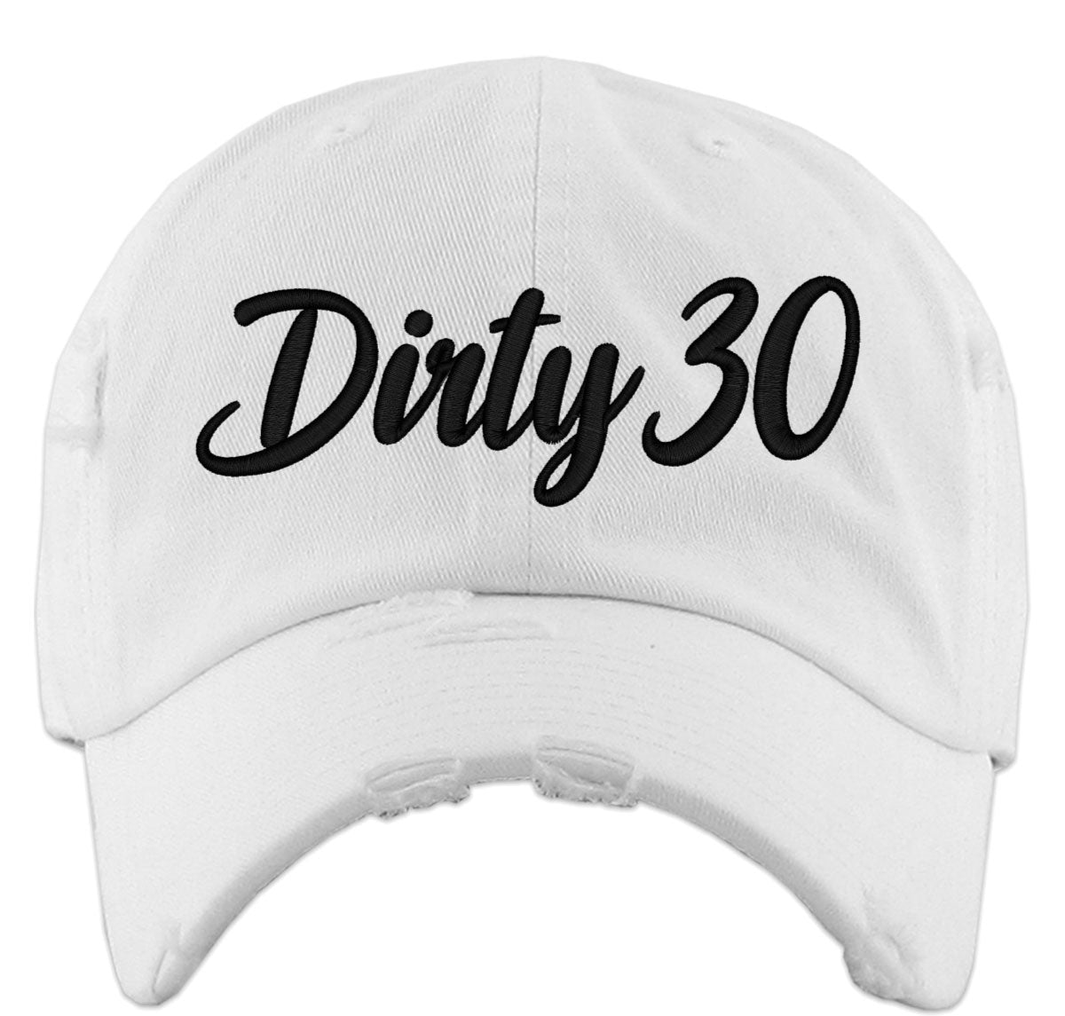 Dirty 30 Thirty 30th Birthday Vintage Baseball Cap