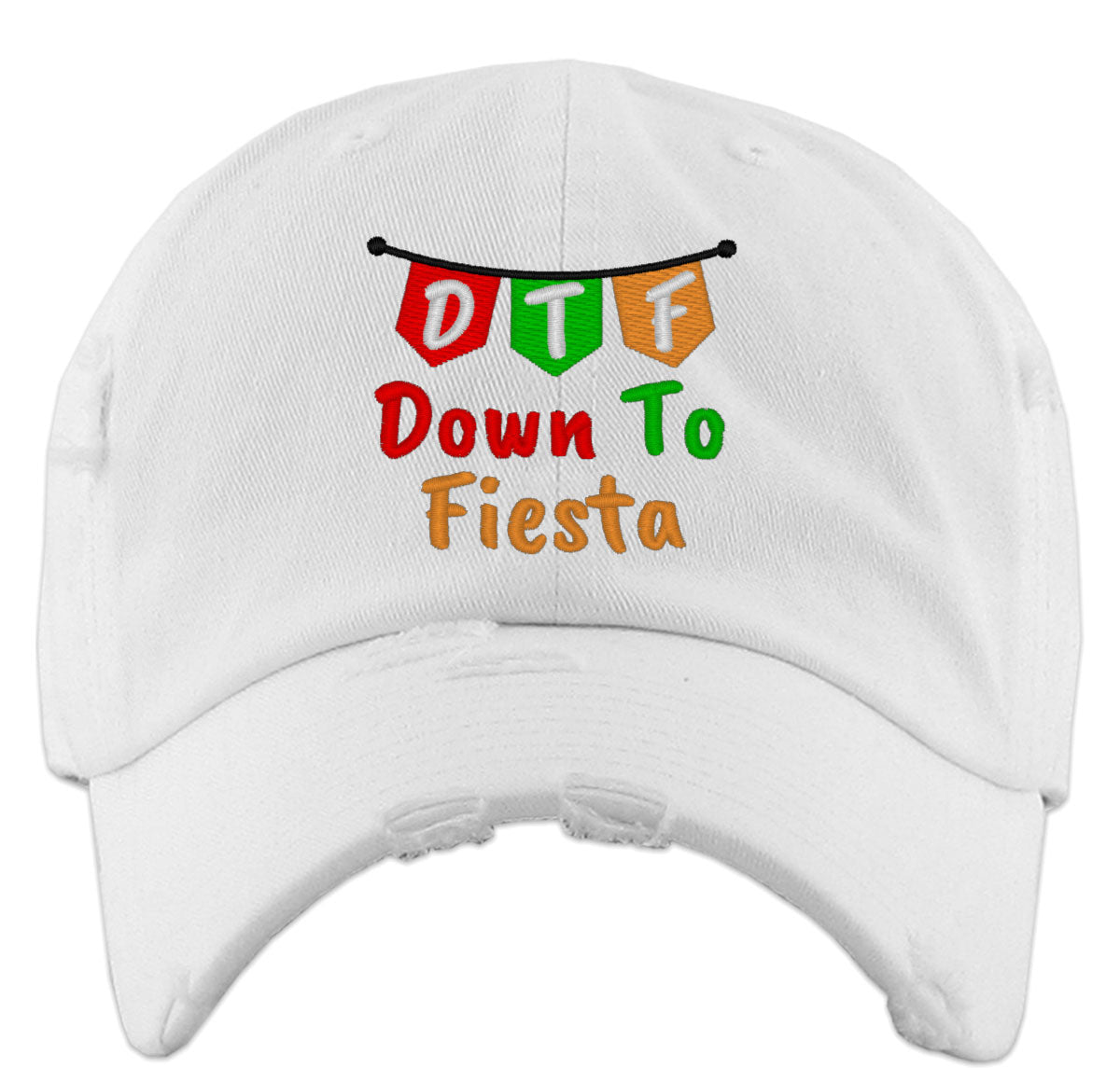 Mexico Symbols DTF Down To Fiesta Vintage Baseball Cap