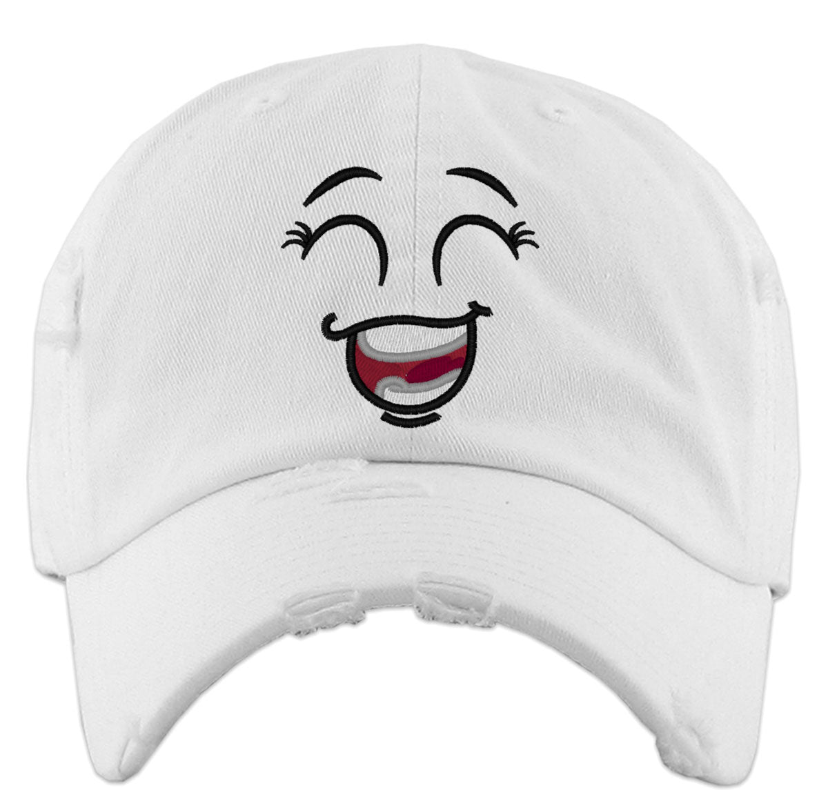 Emoji Smiling Face Vintage Baseball Cap