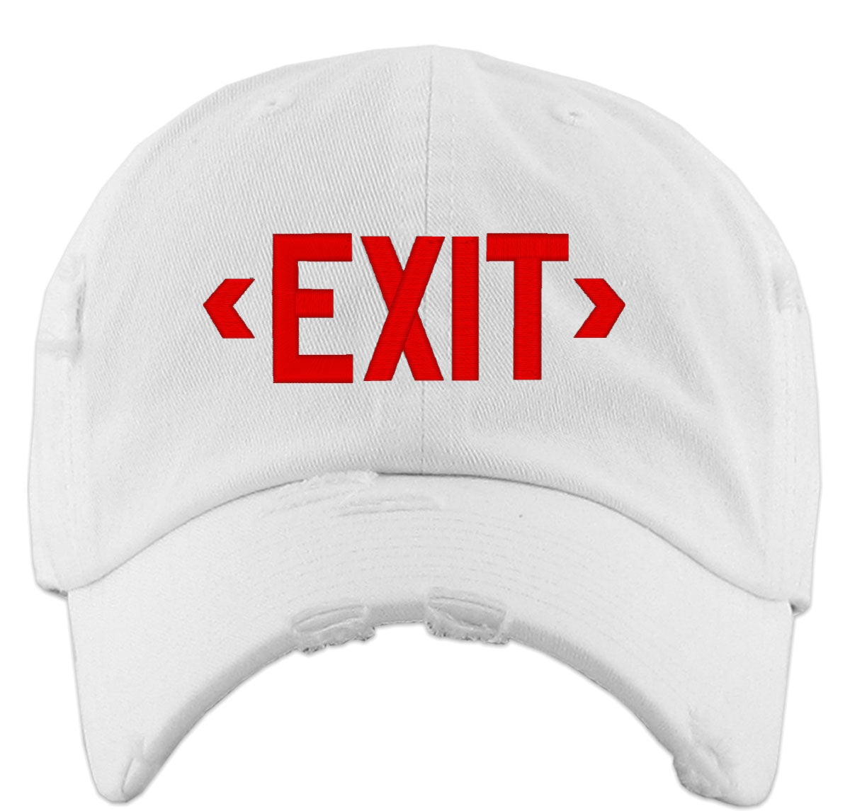 Exit Sign Emergency Sign Vintage Baseball Cap