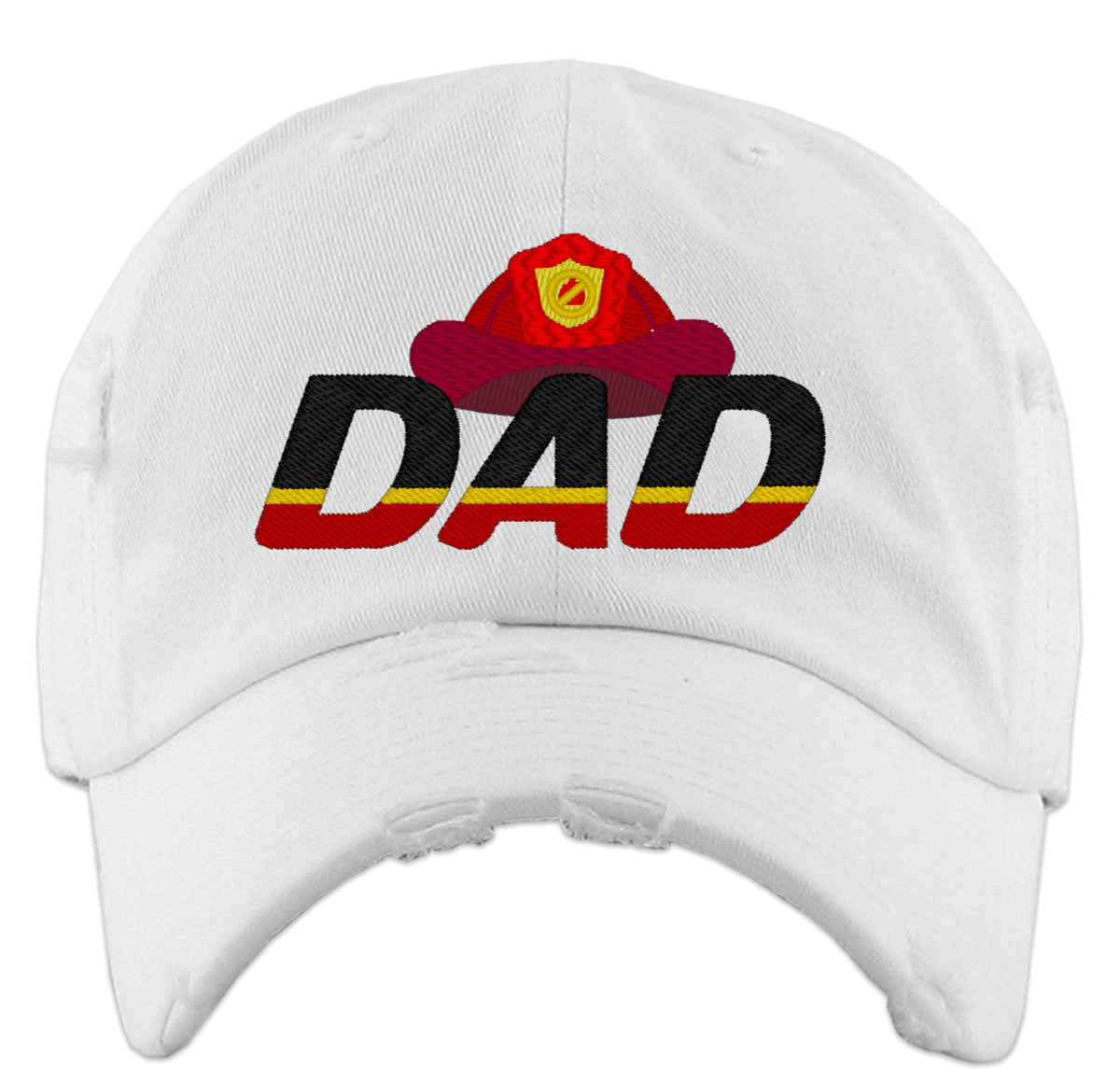 Firefighter Fireman Dad Father's Day Vintage Baseball Cap