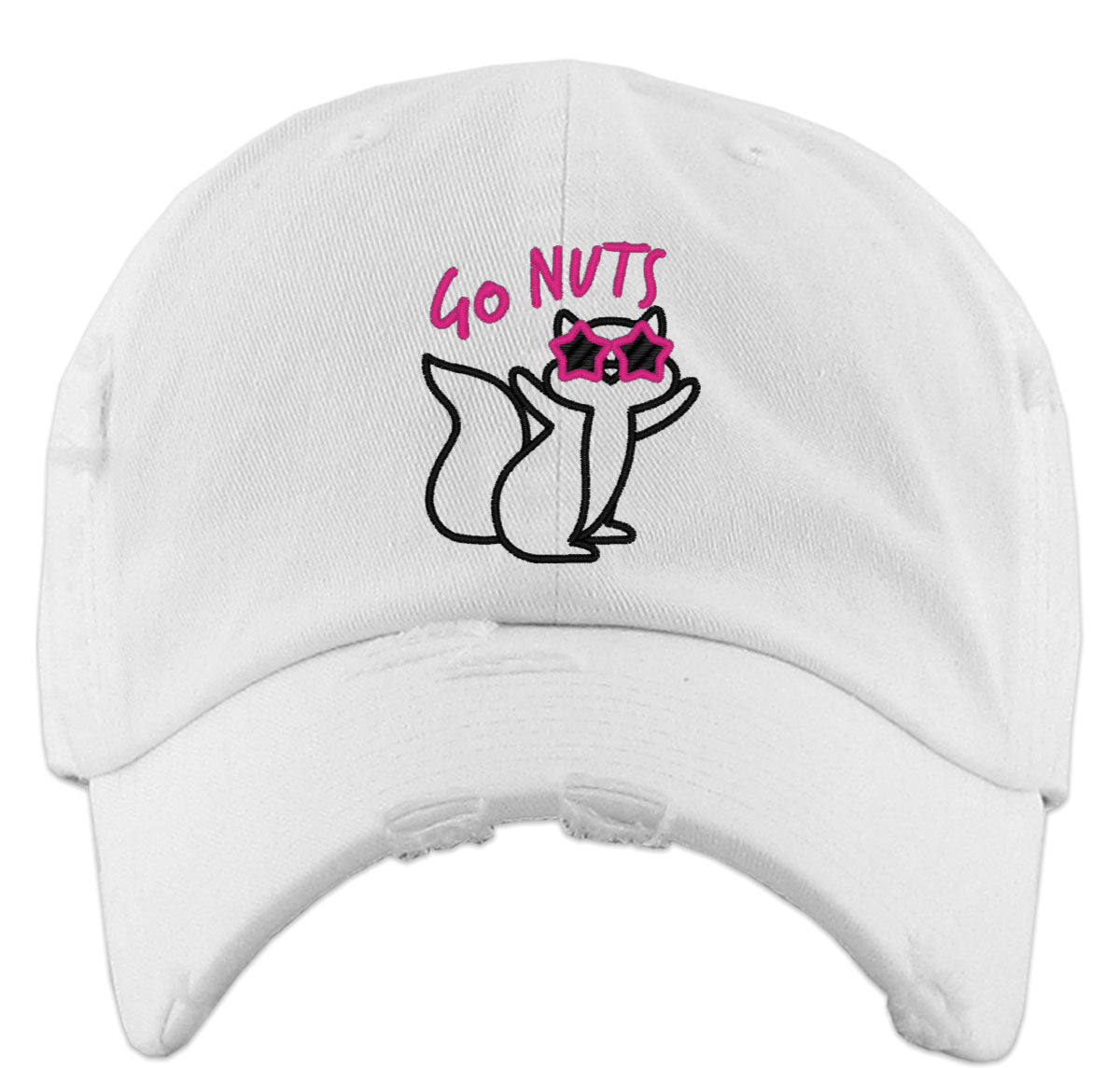 Cute Chipmunks Go Nuts Vintage Baseball Cap