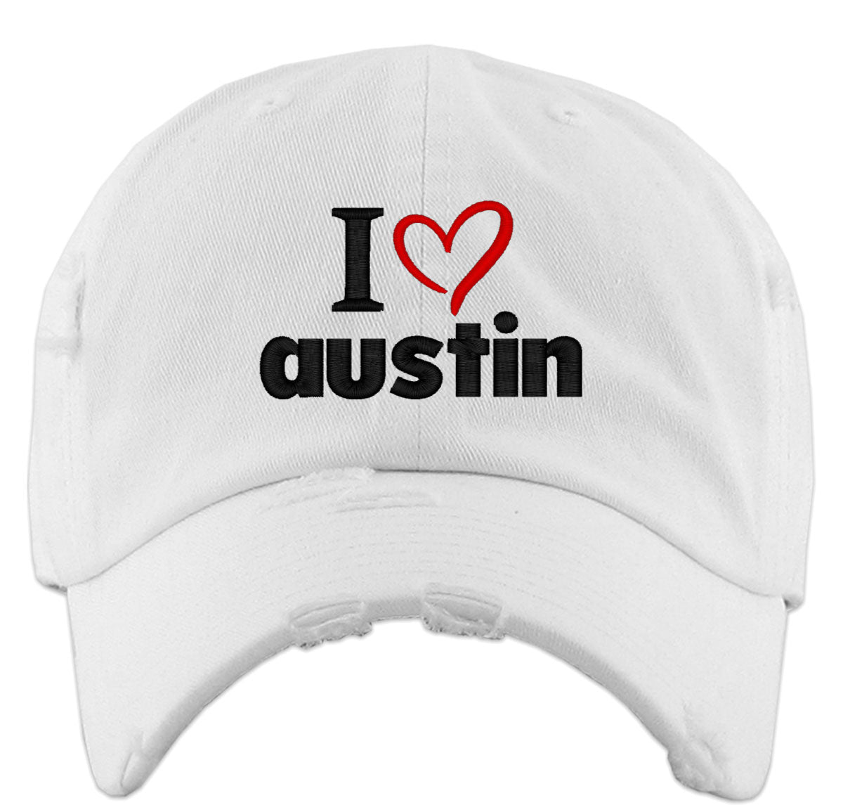 I Love Austin Vintage Baseball Cap